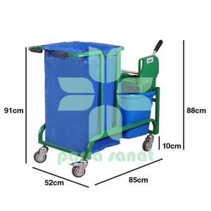 خرید ترالی نظافت بیمارستانی 2450