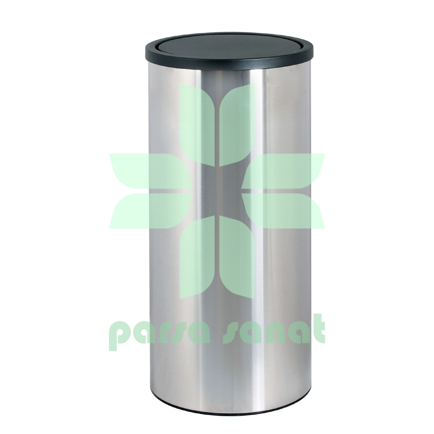 سطل زباله درب باد بزنی سرکوله استیل