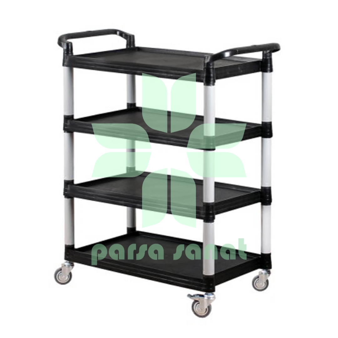 چرخ حمل غذا رستورانی چهار طبقه مدل 6340