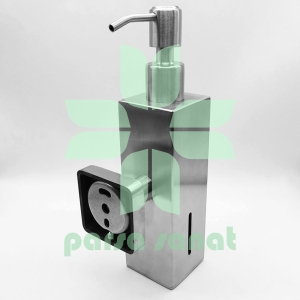 خرید مایع ریز دیواری چهارگوش Q500_استیل مات