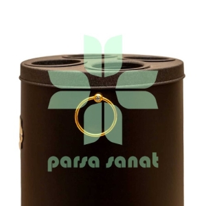 سطل جالیوانی مشکی