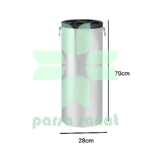 قیمت سطل جالیوانی استیل براق مدل 110
