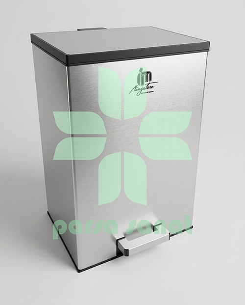 قیمت سطل چهار گوش مینیاتور پدالدار مدل 825s